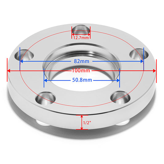 1/2 Inch Aluminum Rear Pulley Spacer For Harley Davidson 1984-1999 / 2000-2024
