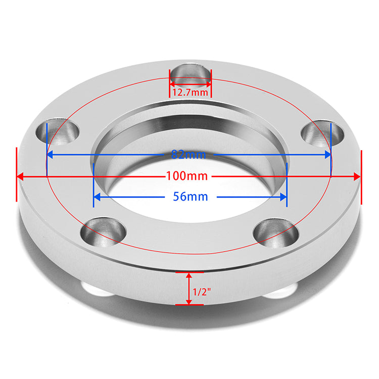 1/2 Inch Aluminum Rear Pulley Spacer For Harley Davidson 1984-1999 / 2000-2024