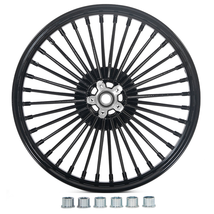 2000-2020 Front Rear Dual Disc Wheel for Softail FLST Fat Boy Heritage, Deluxe, Springer Classic, Cross Bones, Rocker, Breakout, Sport Glide