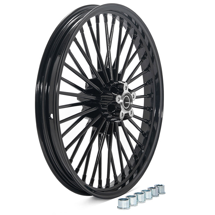 21x2.15 Aluminum Fat Spoke Front Wheel Rim for Harley Davidson Softail Heritage / Deuce / Deluxe