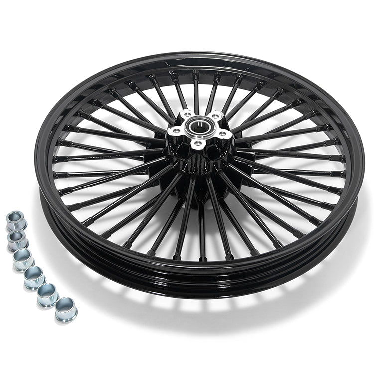 21x2.15 Aluminum Fat Spoke Front Wheel Rim for Harley Davidson Softail Heritage / Deuce / Deluxe