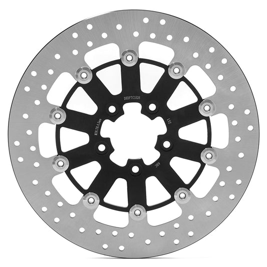 For Harley Sportster XL883N Iron 2014-2018 / XL883R Roadster 2014-2015 / XL1200V Seventy Two 2014-2016 11.8 Front 10.2 Rear Brake Rotors Pads