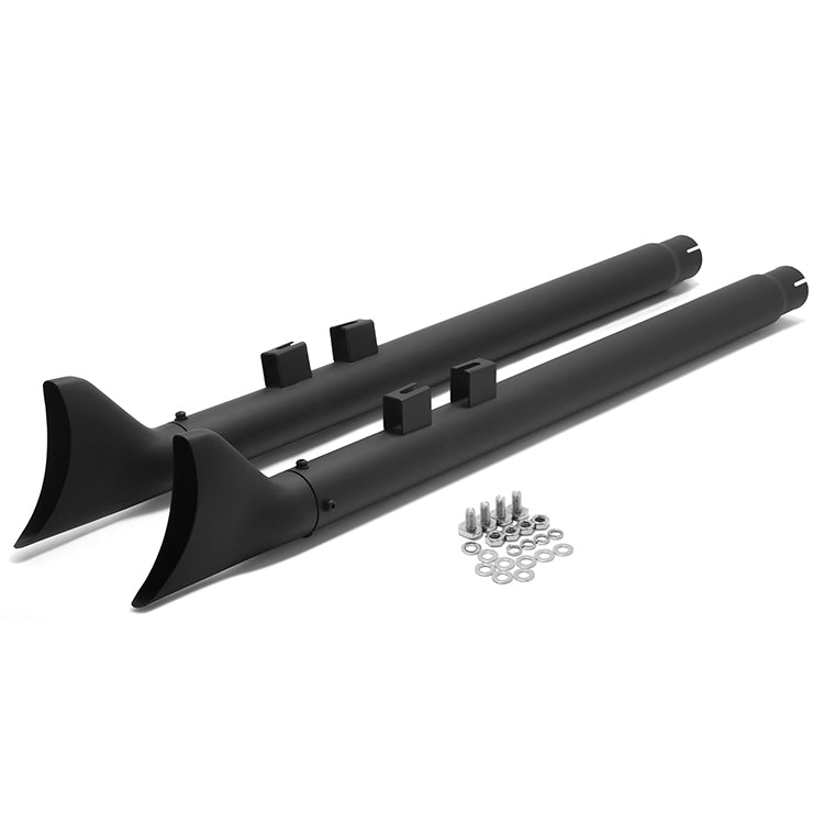 33" 36" 39" 42" Fishtail Mufflers Exhaust Pipes Dual for Harley-Davidson Touring Electra Glide / Street Glide / Road Glide / Road King / Tour Glide 1995-2016