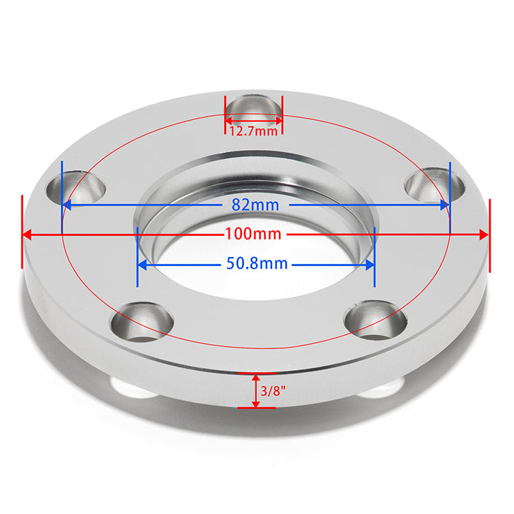 3/8 Inch Aluminum Rear Pulley Spacer For Harley Davidson 1984-1999 / 2000-2024