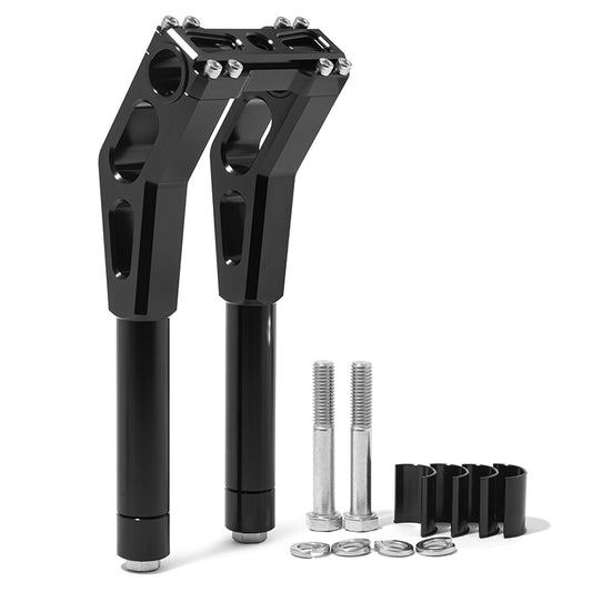 Aluminum 7-8 inch / 10-11 inch Handlebar Riser For Harley Davidson Dyna Street bob Softail Sportster
