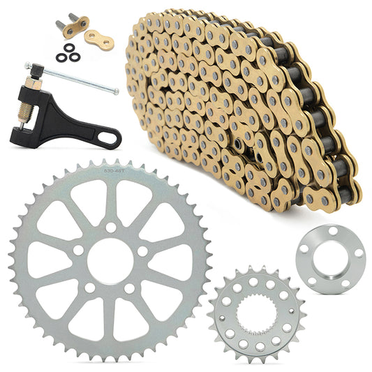 Chain Drive Sprocket Conversion Kit for Harley Softail FL FX 2000-2006