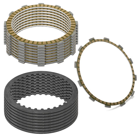 Clutch Friction Plates Steel Plates Kit For Harley Davidson Touring Softail Dyna Twin Cam Models 1999-2017