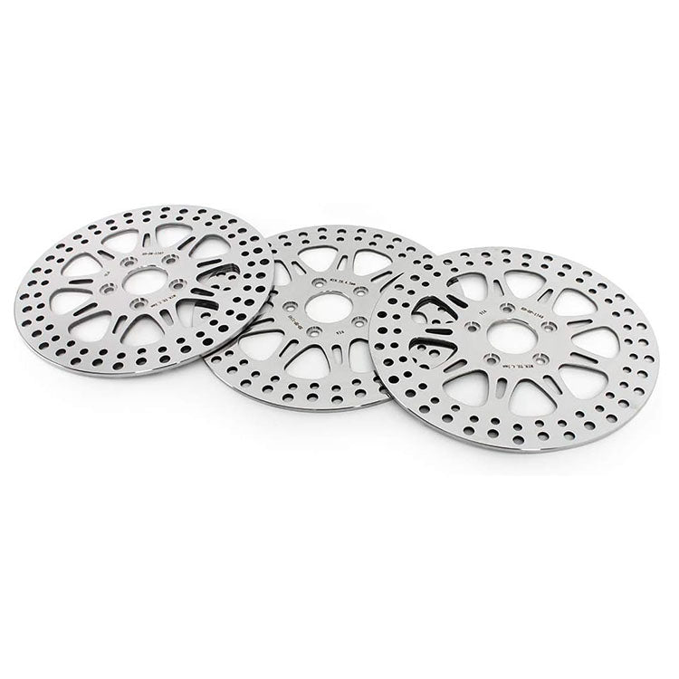 For Harley Davidson Dyna FXD FXDL FXDWG FXR FXRS FXRT FXRD FXLR Late 1987-1999 11.5 Inch Front Rear Brake Rotors Pads