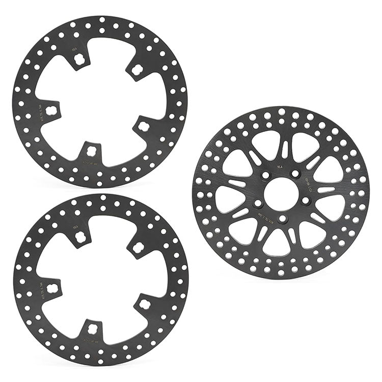 For Harley Davidson Touring FLHX Street Glide 2014-2023 / FLHXSE CVO Street Glide 2021-2022 11.8 Inch Front Rear Brake Rotors Pads
