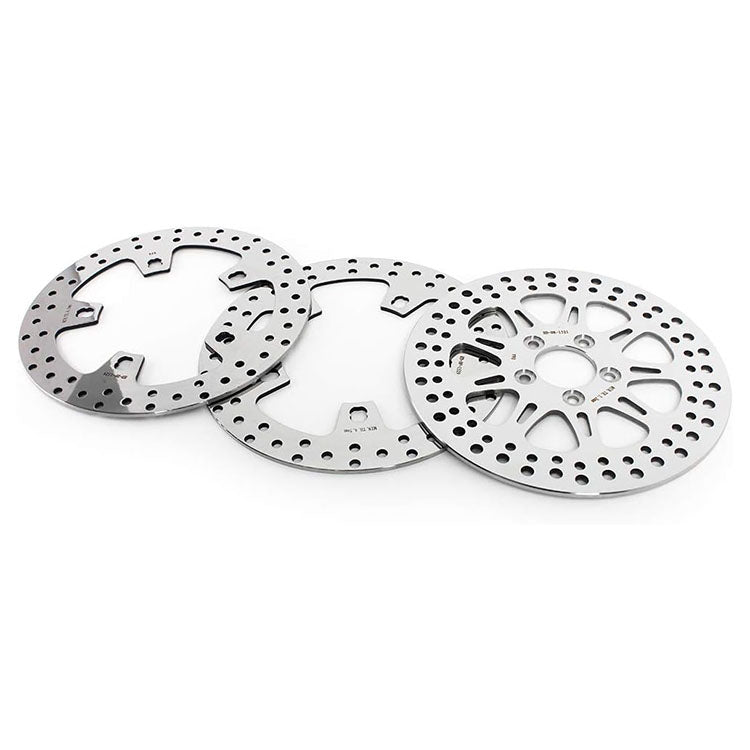 For Harley Davidson Touring FLHX Street Glide 2014-2023 / FLHXSE CVO Street Glide 2021-2022 11.8 Inch Front Rear Brake Rotors Pads