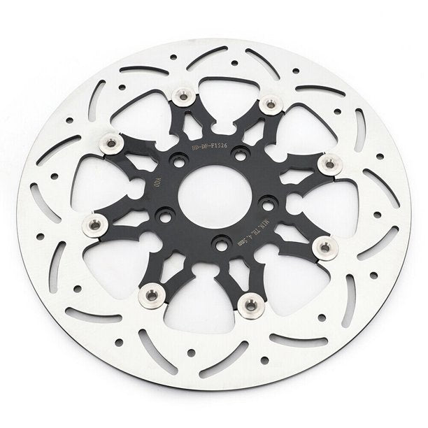 For Harley Sportster XL883L XL1200T SuperLow / XL1200C Custom / XL1200X Forty Eight 2014-2023 11.8 Front 10.2 Rear Brake Rotors Pads