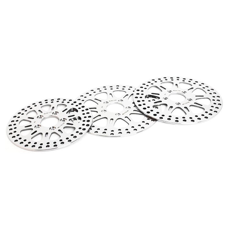 For Harley Sportster XL883R Roadster (Cast Wheel) 2011-2013 11.5 Front 10.2 Rear Brake Rotors Pads