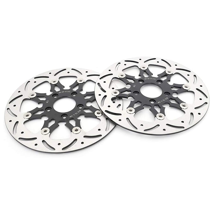 For Harley Sportster XL883R Roadster (Cast Wheel) 2011-2013 11.5 Front 10.2 Rear Brake Rotors Pads