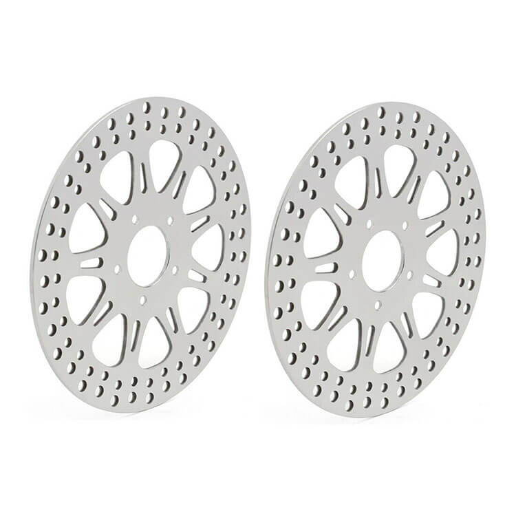 For Harley Sportster XL883R Roadster (Cast Wheel) 2011-2013 11.5 Front 10.2 Rear Brake Rotors Pads
