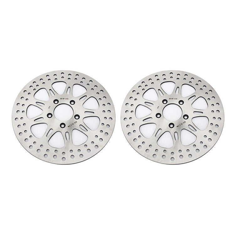 For Harley Touring FLHX Street Glide / FLHTCU Ultra Classic Electra Glide 2008-2013 11.8 Inch Front Rear Brake Rotors Pads