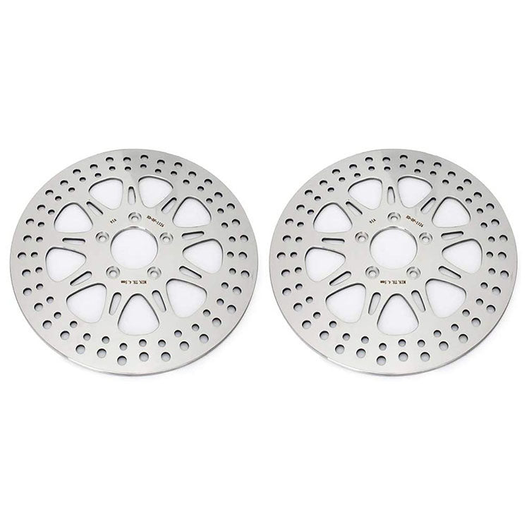For Harley Touring FLHX Street Glide / FLHTCU Ultra Classic Electra Glide 2008-2013 11.8 Inch Front Rear Brake Rotors Pads