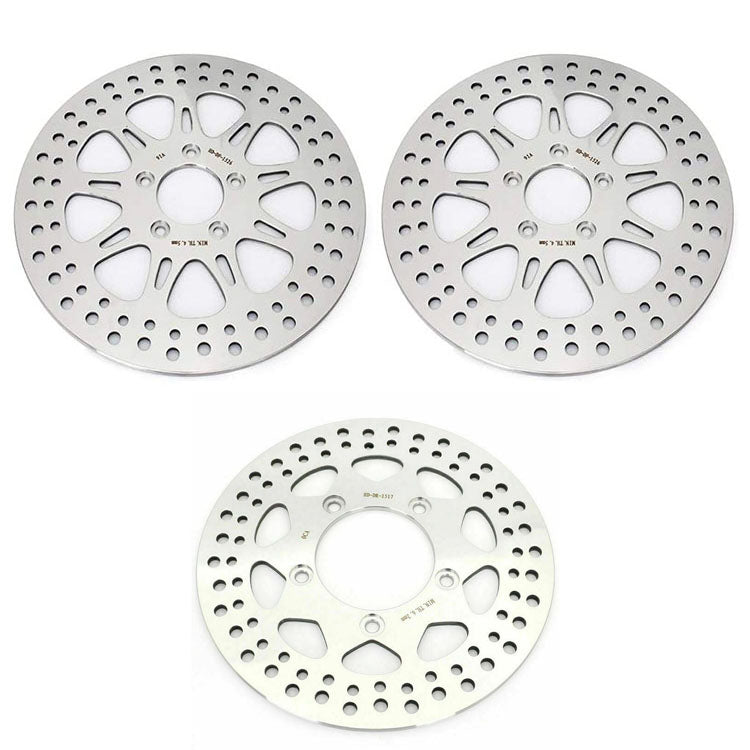 For Harley Davidson VRSCAW V-Rod 2008-2009 / VRSCX V-Rod 2007 11.8 Inch Front Rear Brake Rotors Pads