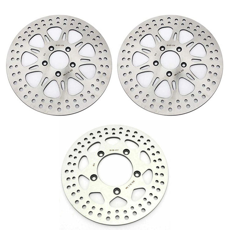 For Harley Davidson VRSCAW V-Rod 2008-2009 / VRSCX V-Rod 2007 11.8 Inch Front Rear Brake Rotors Pads