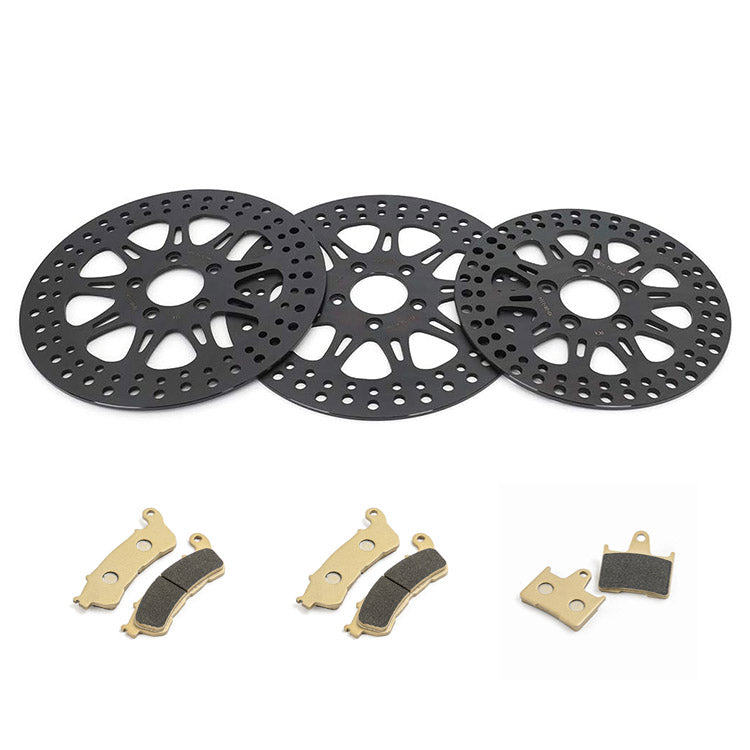 For Harley Sportster XL1200CX Roadster 2016-2023 11.8 Front 10.2 Rear Brake Rotors Pads