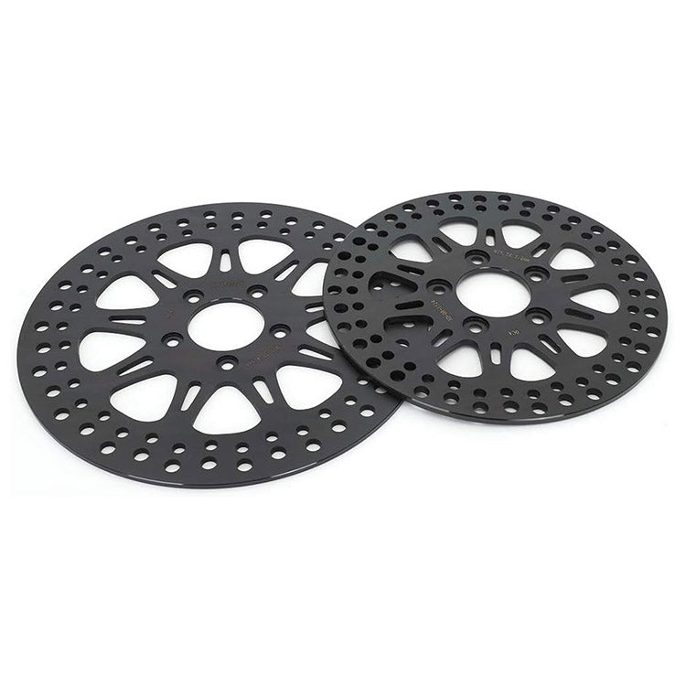 For Harley Sportster XL883N Iron 2014-2018 / XL883R Roadster 2014-2015 / XL1200V Seventy Two 2014-2016 11.8 Front 10.2 Rear Brake Rotors Pads