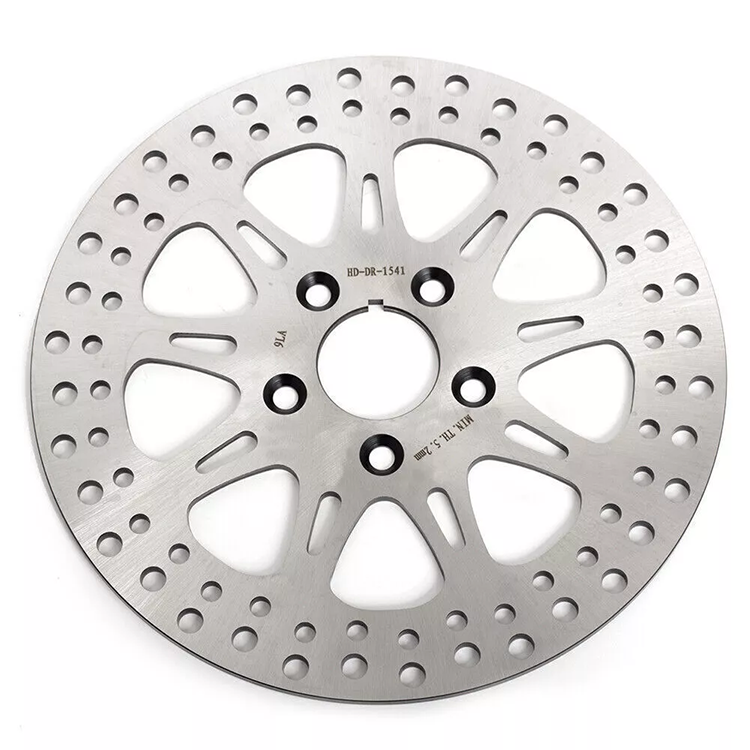 For Harley Sportster XLH883 XLH1100 XLH1200 XLX1100 (Steel Hub) Late 1987-1999 11.5 Inch Front Rear Brake Rotors Pads