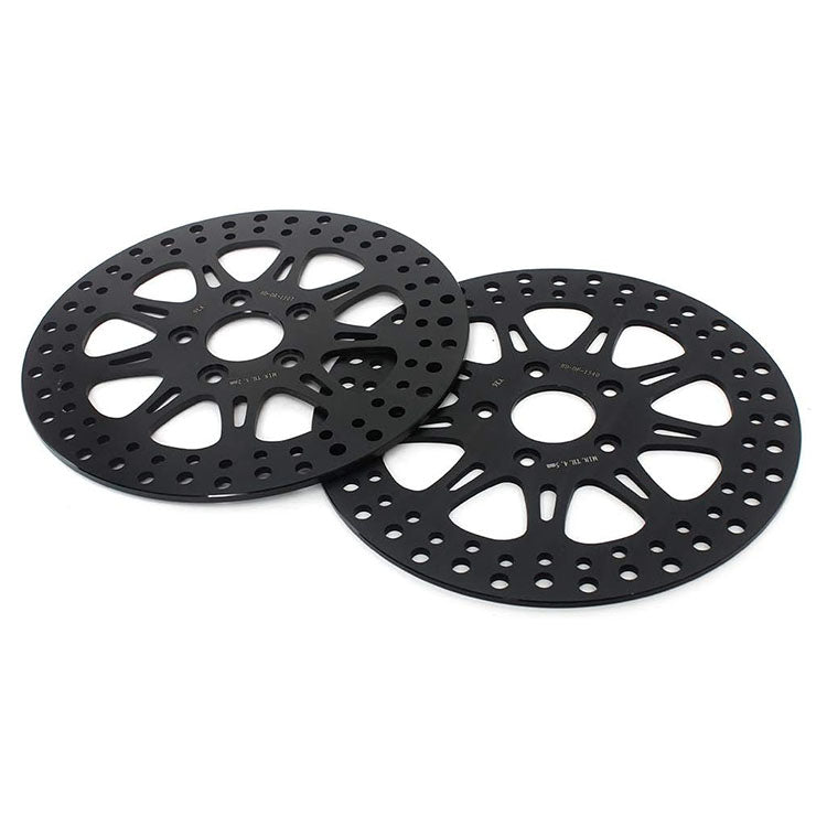 For Harley Sportster XLH883 XLH1100 XLH1200 XLX1100 (Alloy Hub) Late 1987-1999 11.5 Inch Front Rear Brake Rotors Pads