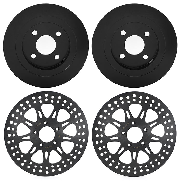For Harley Trike FLHTCUTG Tri Glide Ultra 2014-2023 / FLRT Freewheeler 2015-2023 / FLHTCUTGSE CVO Tri Glide 2021-2023 Front Rear Brake Rotors