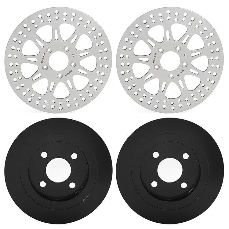 For Harley Trike FLHTCUTG Tri Glide Ultra 2014-2023 / FLRT Freewheeler 2015-2023 / FLHTCUTGSE CVO Tri Glide 2021-2023 Front Rear Brake Rotors