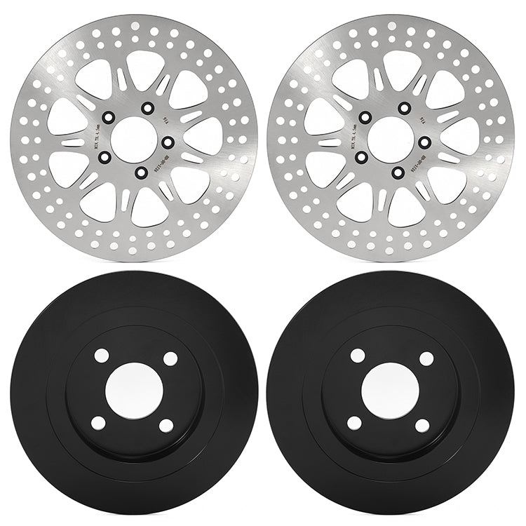 For Harley Trike FLHTCUTG Tri Glide Ultra 2014-2023 / FLRT Freewheeler 2015-2023 / FLHTCUTGSE CVO Tri Glide 2021-2023 Front Rear Brake Rotors