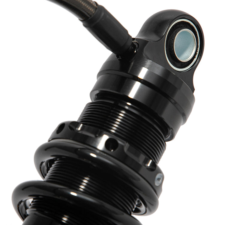 Remote Reservoir Rear Suspension Shocks For Harley-Davidson Touring Road Glide / Road King / Street Glide / Ultra Limited / Electra Glide 2014-2025