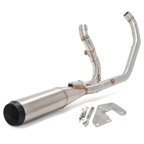 Stainless Steel 2 into 1 Exhaust Pipes for Harley-Davidson M8 Softail 2017-UP