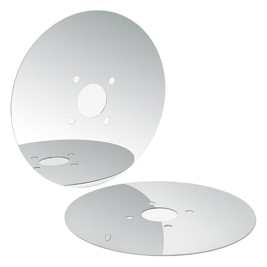 Stainless Steel Mirror Polished Wheel Disc Plate Set for Harley Tri-Glide Rear 15 Inch Enforcer Mags
