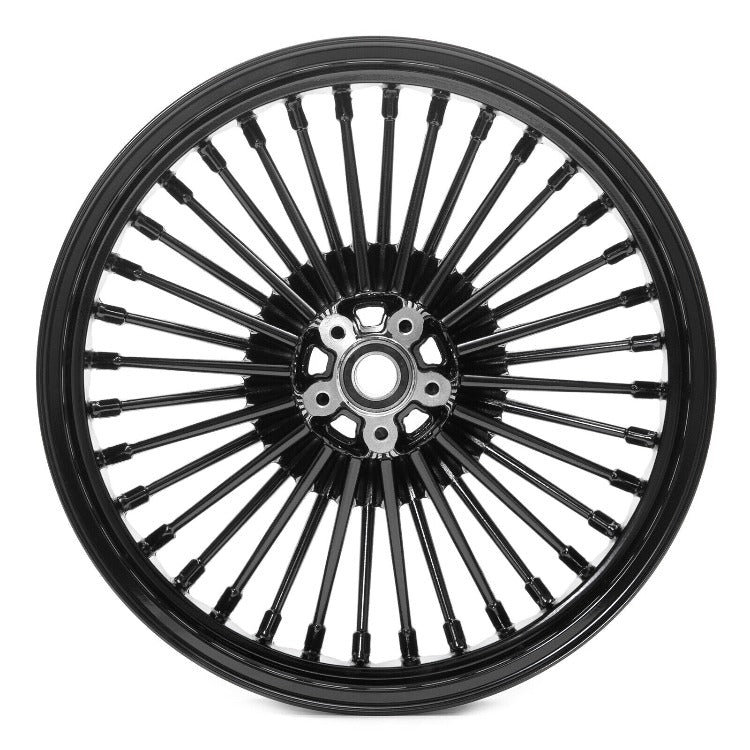 Front Rear Fat Spoke Cast Wheel Set for Harley Dyna Wide Super Glide Street Bob Low Rider 2008-2017