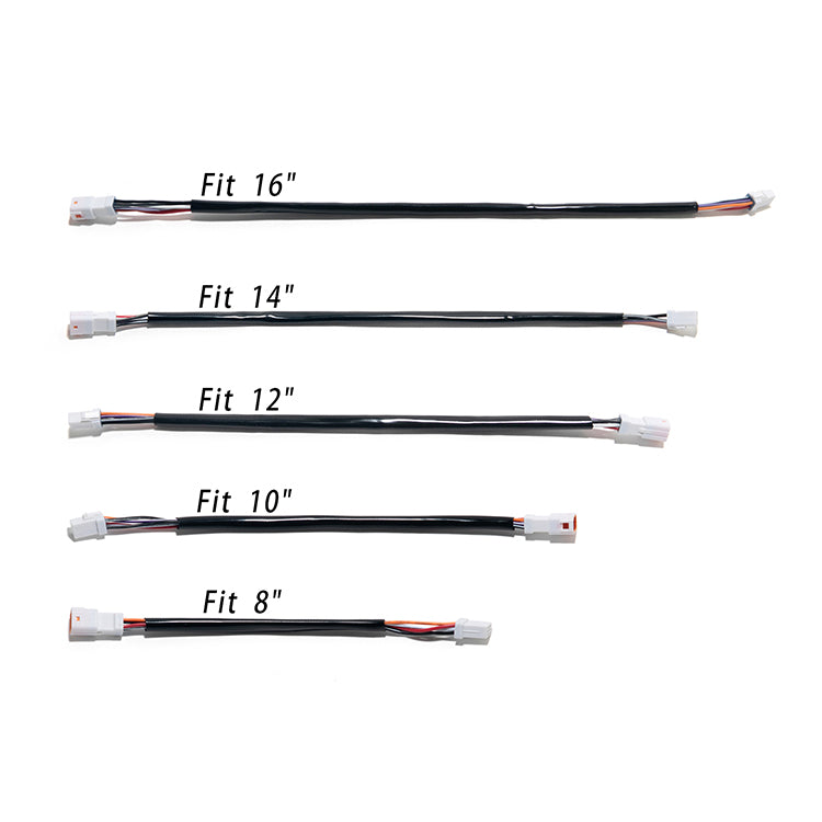 8-16 Inch Electronic Throttle Handlebar Bar Wiring for 2017-later Harley Davidson Touring Models