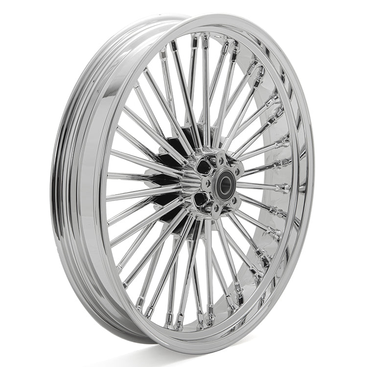 Front Rear Fat Spoke Cast Wheel Set for Harley Dyna Wide Super Glide Street Bob Low Rider 2008-2017