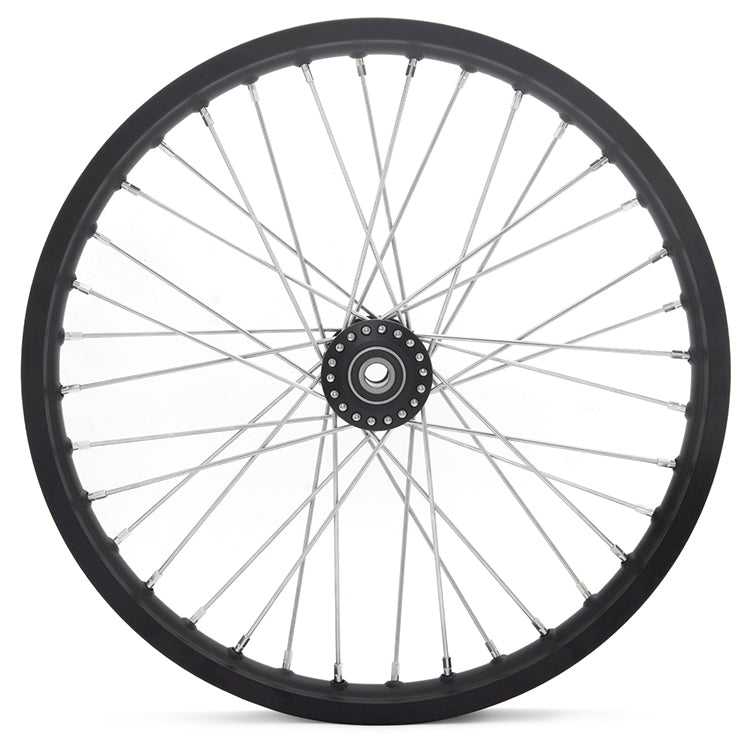 21x1.85 Universal Front Spoked Spool Hub Wheel Rim for Harley Chopper With 3/4 Inch Axle