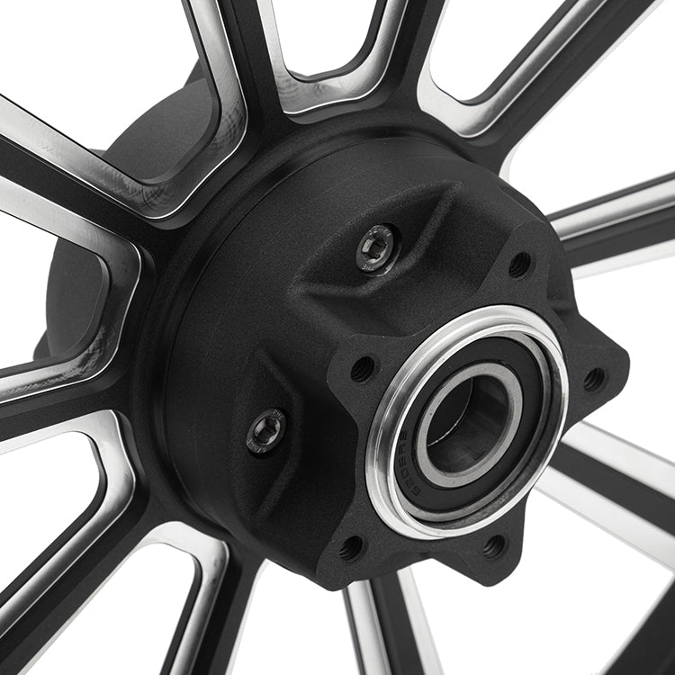 21x3.5 Tubeless Front Wheel Rim for Harley Dyna Street Bob, Low Rider, Wide Glide, Super Glide 2008-2017 With ABS Bearing