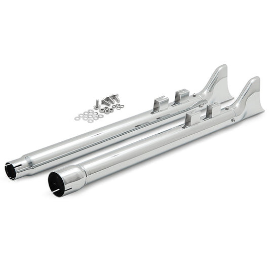 33" 36" 39" 42" Fishtail Mufflers Exhaust Pipes for Harley Touring Electra Glide / Street Glide / Road Glide / Road King / Tour Glide 2017-2025