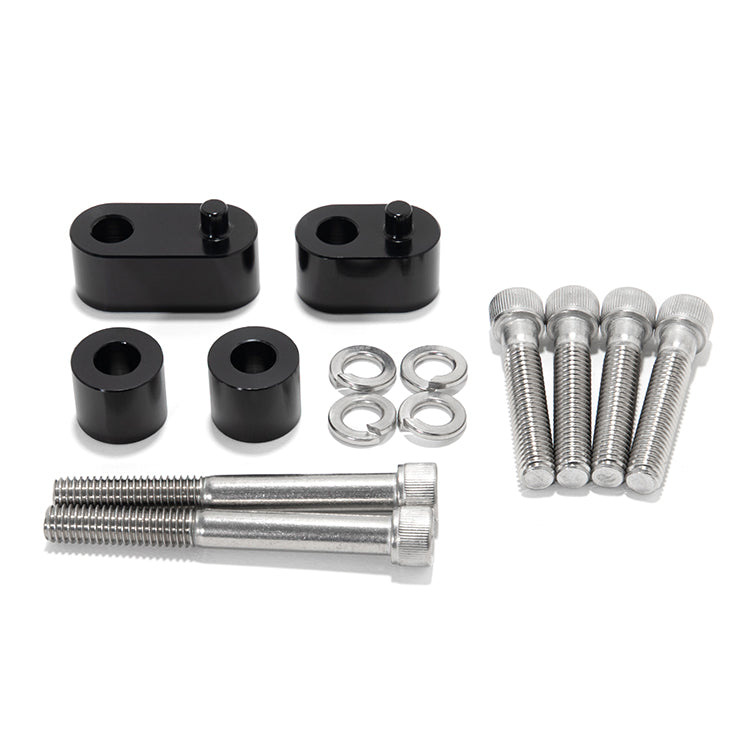3/4 Inch Driver Floorboard Spacer Extension Kit For Harley Touring Electra Road Street Glide Road King 09-24