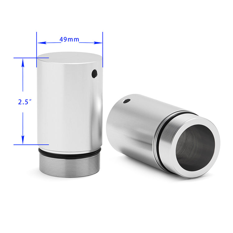 49MM Fork Tube 1.5"-3.5" Extension for Harley V-Rod / Dyna / Touring / Softail FXSB Breakout
