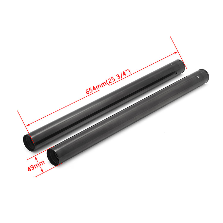 49MM Fork Tubes +2 Inch for Harley Softail FLDE FLHC FLSL FXBB FXBR FXLR FXST 2018-2024