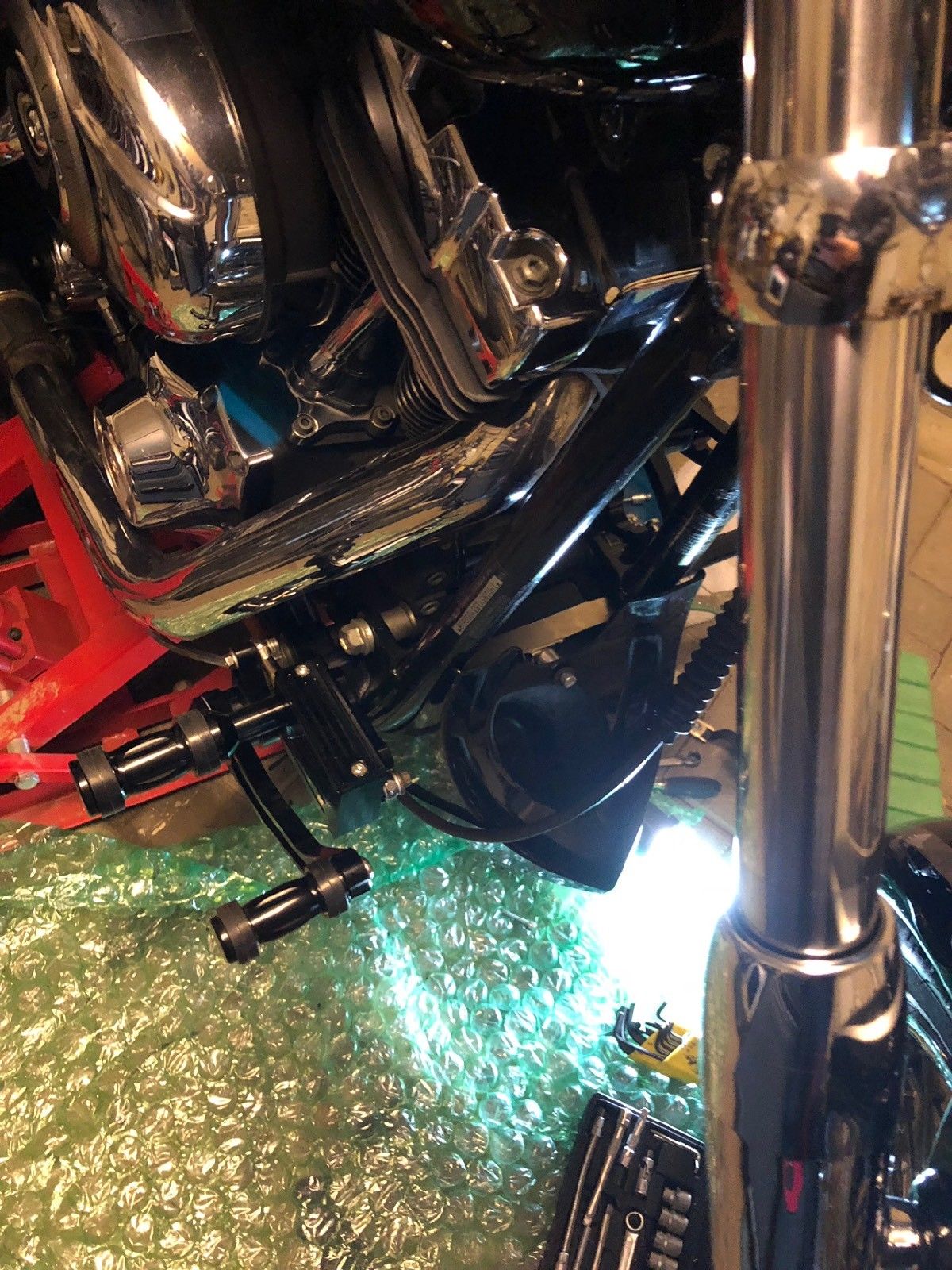Forward Controls Footpegs for Harley-Davidson Wide Glide / Fat Bob / Low Glide / Sport Glide / Sturgis / Super Glide