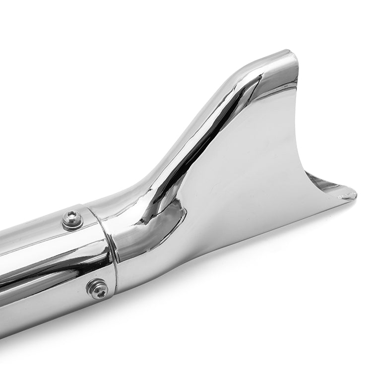 33" / 36" Fishtail Exhaust Slip On Mufflers Dual for Harley-Davidson Softail 2007-2017