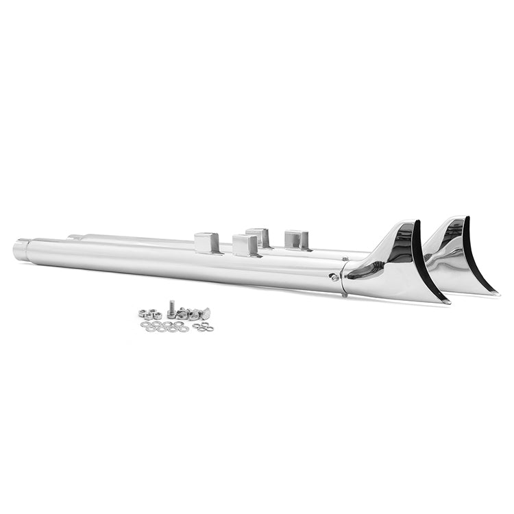 33" 36" 39" 42" Fishtail Mufflers Exhaust Pipes Dual for Harley-Davidson Touring Electra Glide / Street Glide / Road Glide / Road King / Tour Glide 1995-2016