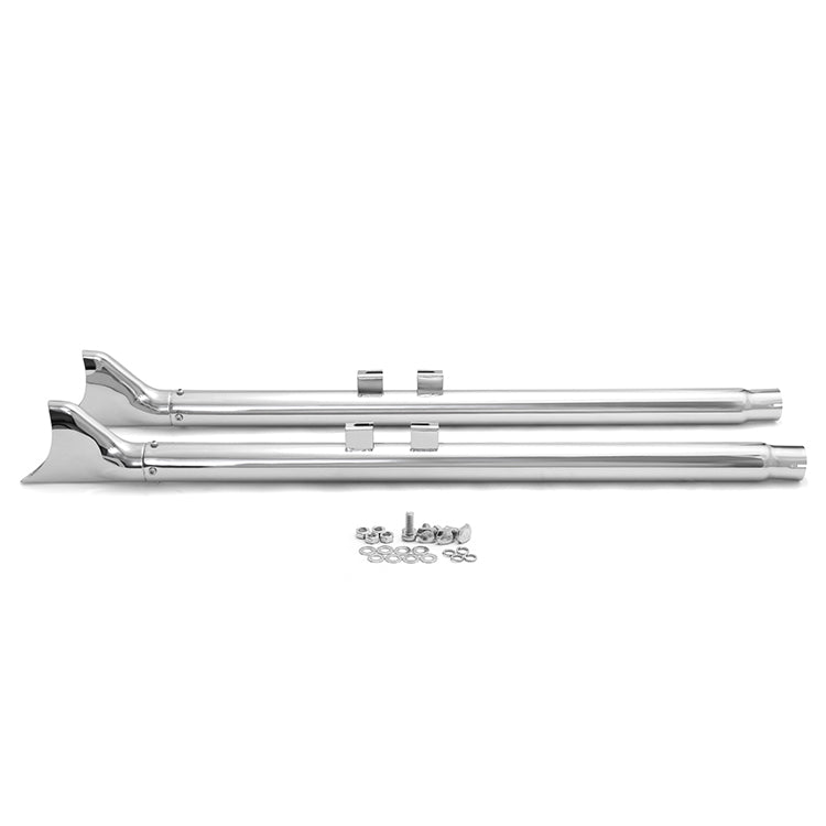 33" 36" 39" 42" Fishtail Mufflers Exhaust Pipes Dual for Harley-Davidson Touring Electra Glide / Street Glide / Road Glide / Road King / Tour Glide 1995-2016