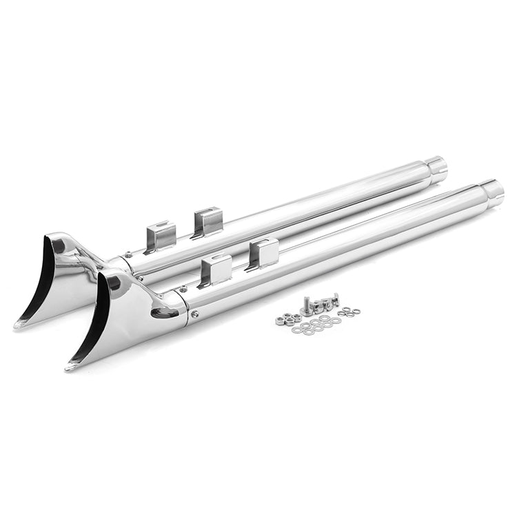 33" 36" 39" 42" Fishtail Mufflers Exhaust Pipes Dual for Harley-Davidson Touring Electra Glide / Street Glide / Road Glide / Road King / Tour Glide 1995-2016