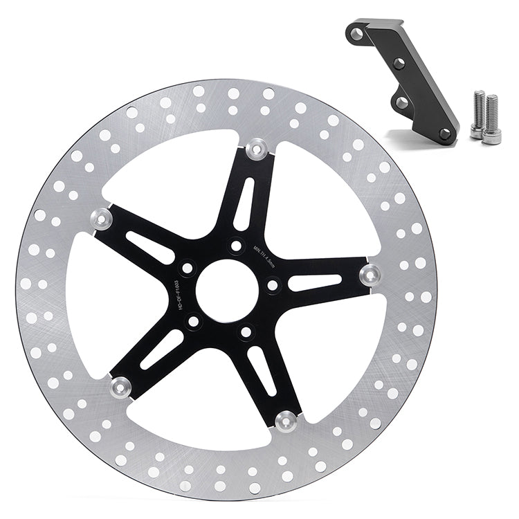 15 Inch Front Brake Disc Rotor for Harley Softail 2015-2017 / Dyna 2006-2017 (for 11.8 Inch OEM size brake Rotors)