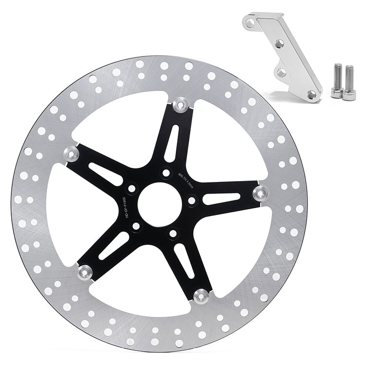 15 Inch Front Brake Disc Rotor for Harley Softail 2015-2017 / Dyna 2006-2017 (for 11.8 Inch OEM size brake Rotors)