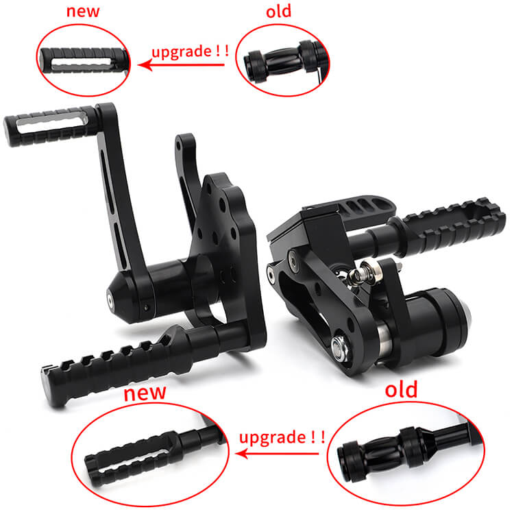 Forward Controls Footpegs for Harley-Davidson Wide Glide / Fat Bob / Low Glide / Sport Glide / Sturgis / Super Glide