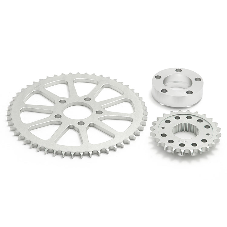 Sprocket Conversion Kit & Chain for Harley Dyna FXD Super Glide / FXDWG Wide Glide 2006-2017 / Softail 2008-up / Dyna 2018-up
